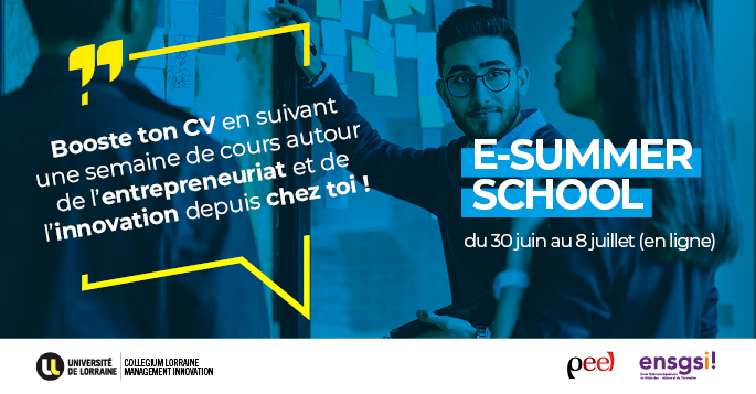 You are currently viewing E-summer School 2020  « Entrepreneuriat et innovation dans un environnement interculturel » du 30 juin au 8 juillet