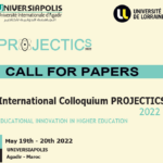 International Colloquium PROJECTICS 2022 – Call for papers