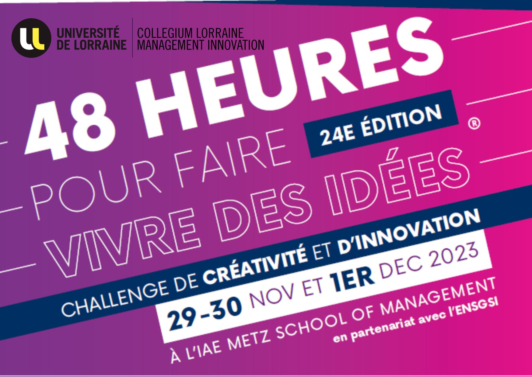 You are currently viewing Retour sur l’édition 2023 « 48 heures pour faire vivre des idées »